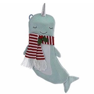 Narwhal Christmas stocking NWT